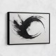 Black Circle 14 Abstract Wall Art