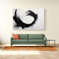 Black Circle 15 Abstract Wall Art