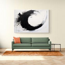 Black Circle 16 Abstract Wall Art