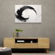 Black Circle 17 Abstract Wall Art