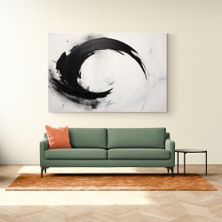 Black Circle 17 Abstract Wall Art