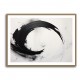 Black Circle 17 Abstract Wall Art