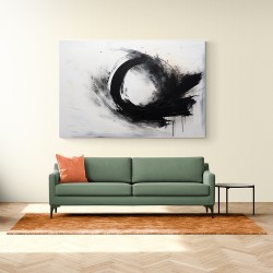 Black Circle 18 Abstract Wall Art