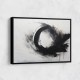 Black Circle 18 Abstract Wall Art