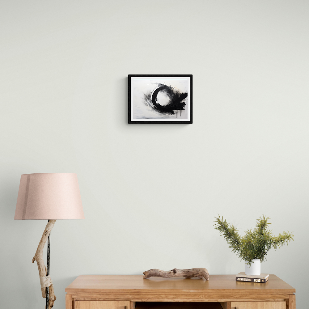 Black Circle 18 Abstract Wall Art Black Circle 18 Abstract Wall Art
