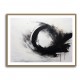 Black Circle 18 Abstract Wall Art