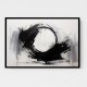 Black Circle 19 Abstract Wall Art