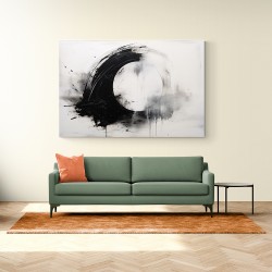 Black Circle 20 Abstract Wall Art