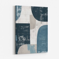 Minimalist Boho Shapes Dusty Blue 4