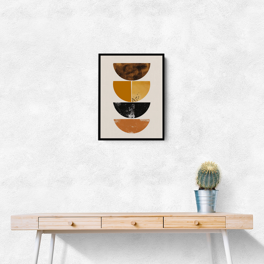 Minimalist Boho Shapes Rusty Gold 1 Minimalist Boho Shapes Rusty Gold 1