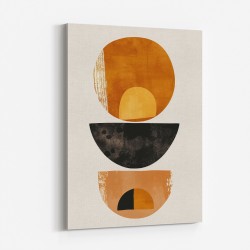 Minimalist Boho Shapes Rusty Gold 2