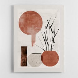 Minimalist Boho Shapes Dusty Pink 1