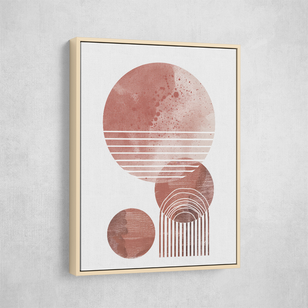 Minimalist Boho Shapes Dusty Pink 2 Minimalist Boho Shapes Dusty Pink 2