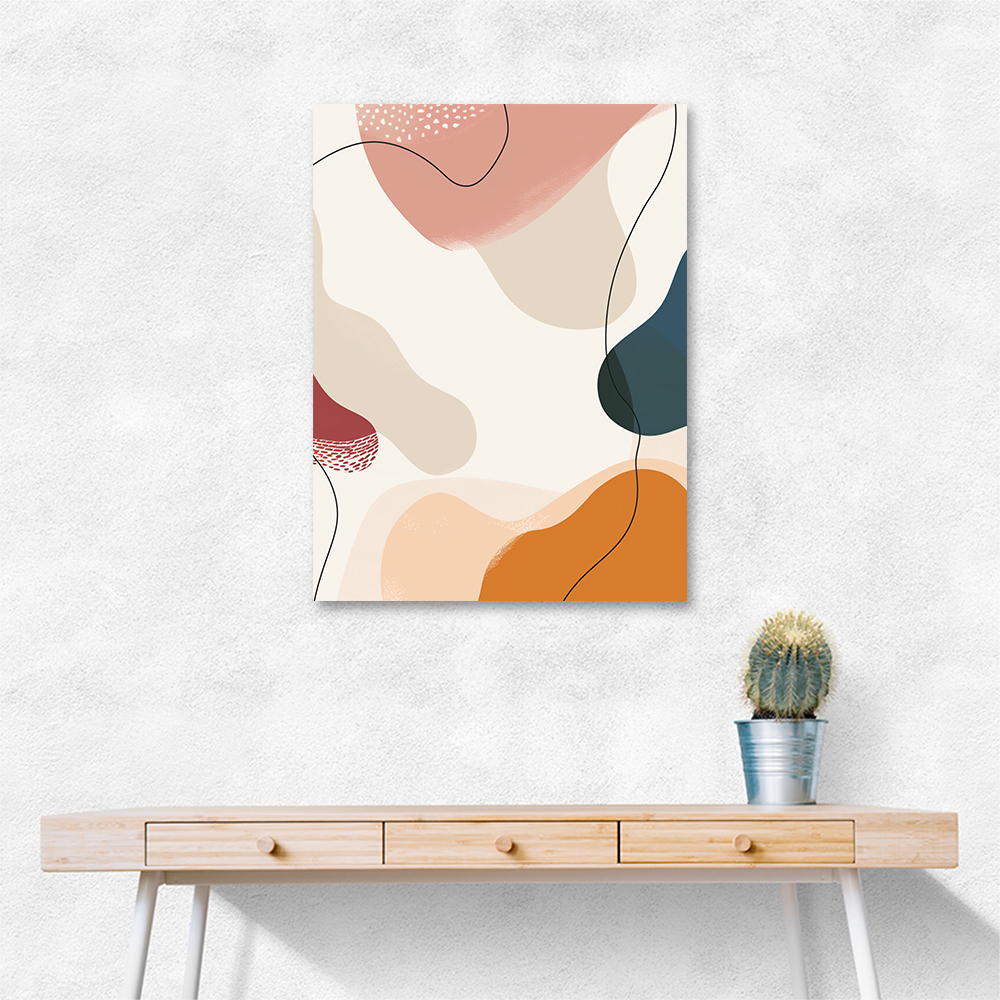 Minimalist Boho Shapes Pastel 4