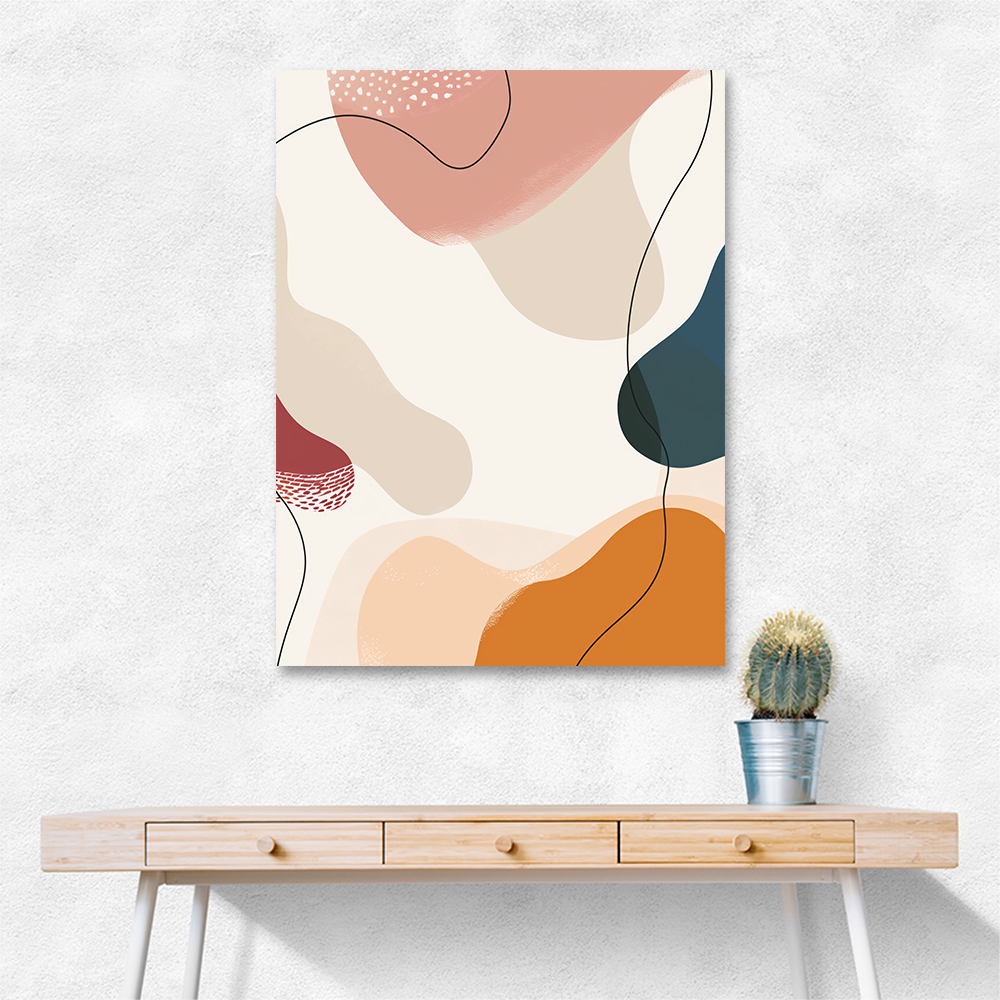 Minimalist Boho Shapes Pastel 4