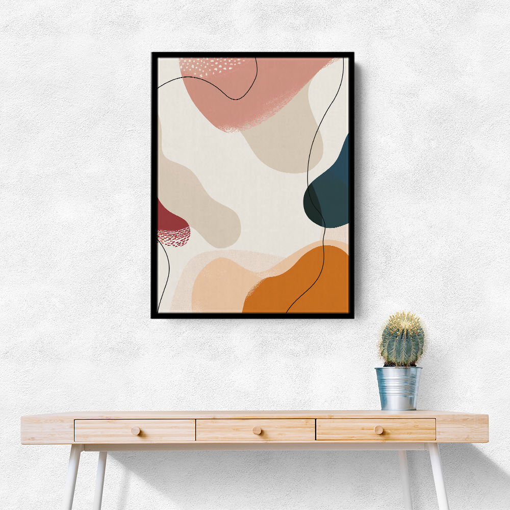 Minimalist Boho Shapes Pastel 4
