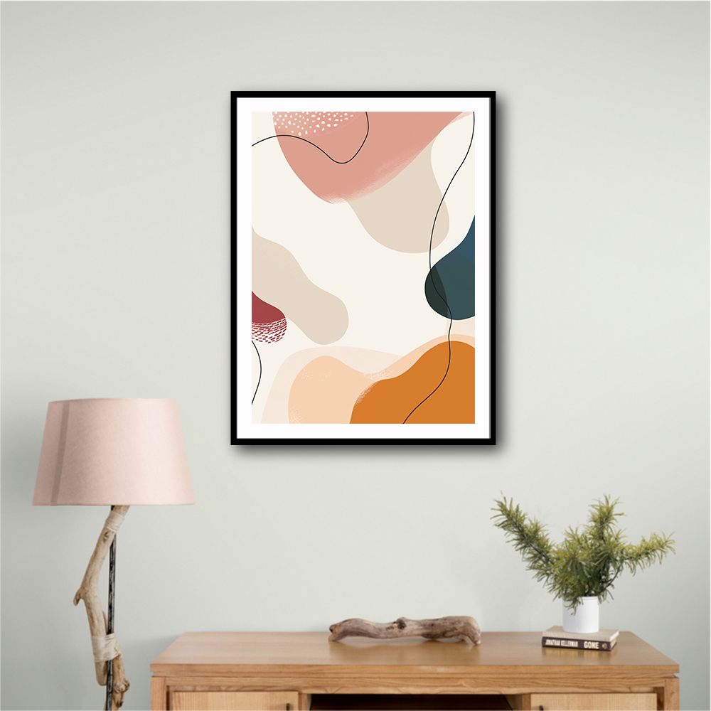 Minimalist Boho Shapes Pastel 4