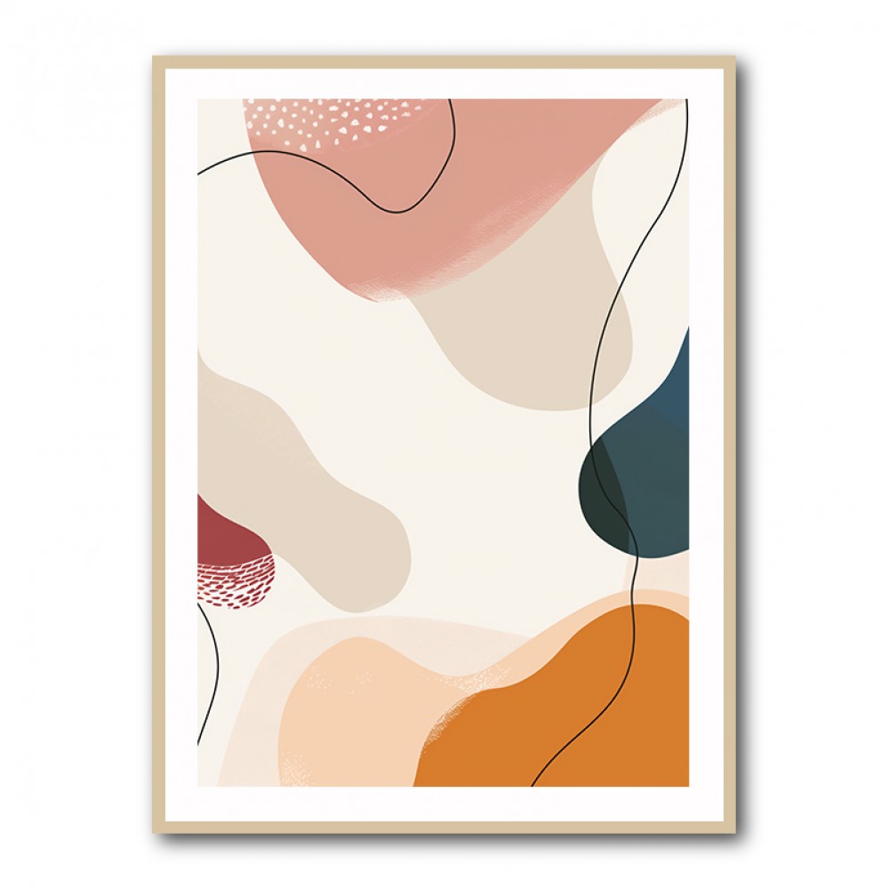 Minimalist Boho Shapes Pastel 4