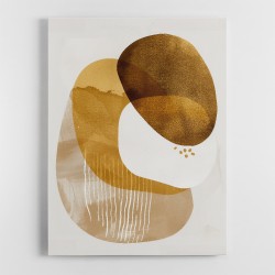 Minimalist Boho Shapes Rusty Gold 5