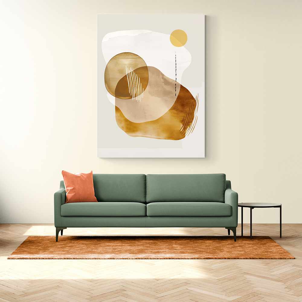 Minimalist Boho Shapes Rusty Gold 6 Minimalist Boho Shapes Rusty Gold 6