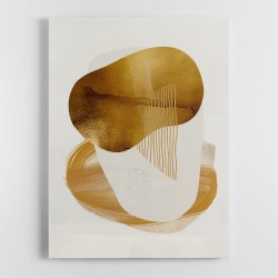 Minimalist Boho Shapes Rusty Gold 8