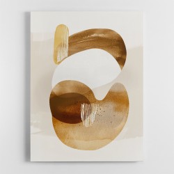 Minimalist Boho Shapes Rusty Gold 10