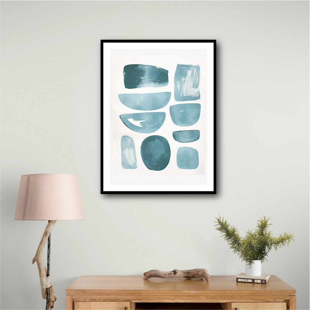 Minimalist Boho Shapes Tiffany Blue 2 Minimalist Boho Shapes Tiffany Blue 2