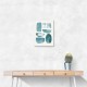 Minimalist Boho Shapes Tiffany Blue 3 Minimalist Boho Shapes Tiffany Blue 3