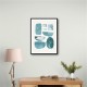 Minimalist Boho Shapes Tiffany Blue 3 Minimalist Boho Shapes Tiffany Blue 3