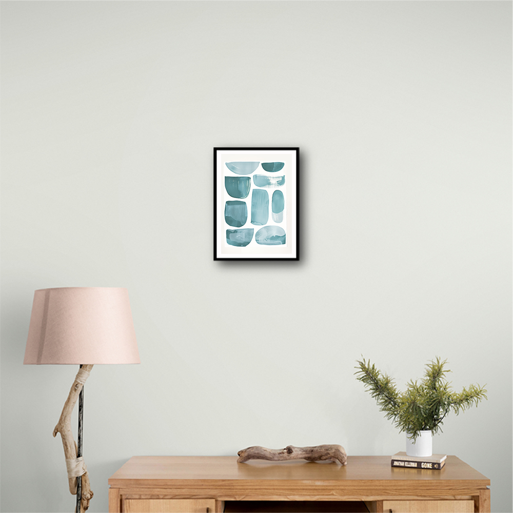 Minimalist Boho Shapes Tiffany Blue 4 Minimalist Boho Shapes Tiffany Blue 4