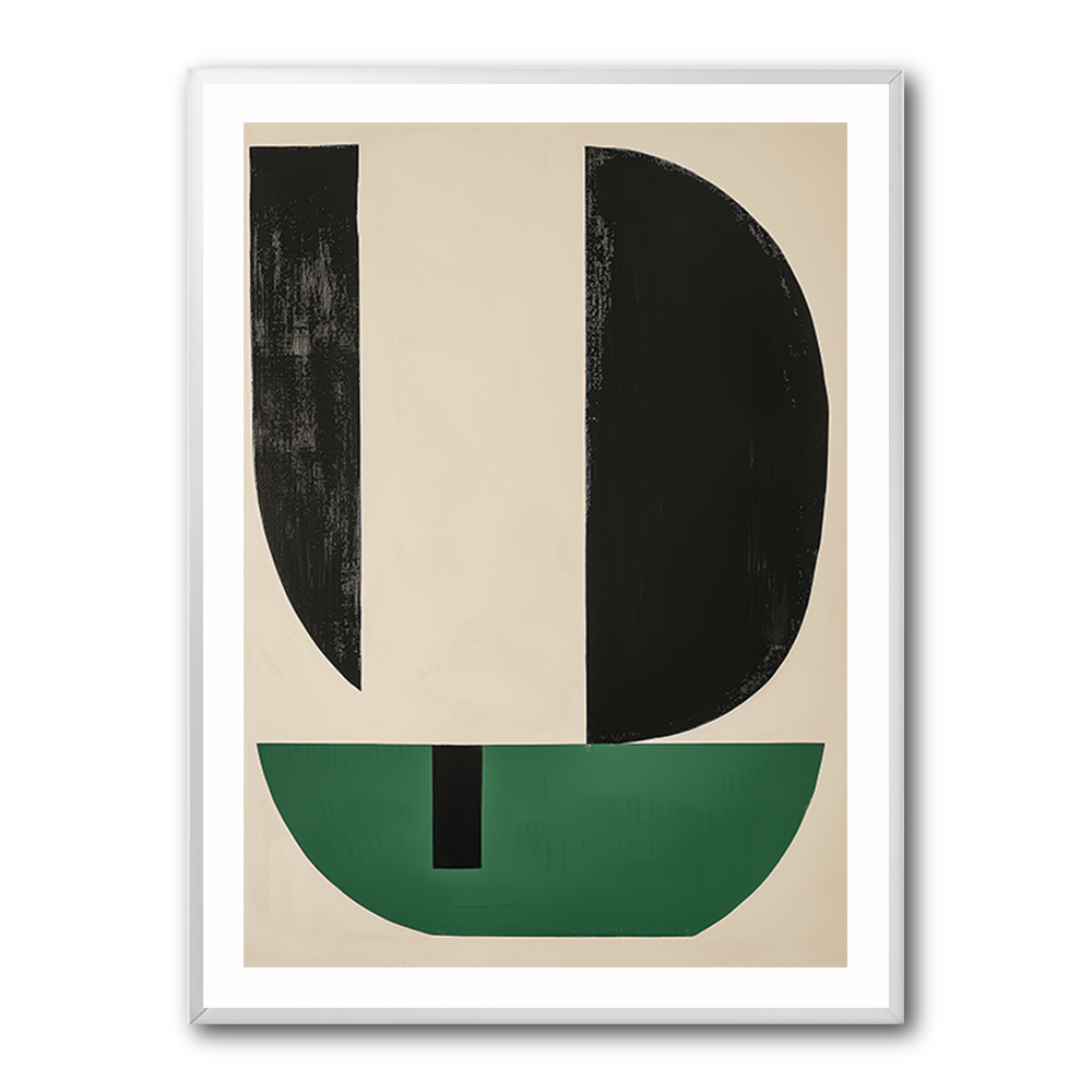 Minimalist Green Vintage Geometric Shapes 1 Minimalist Green Vintage Geometric Shapes 1