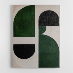 Minimalist Green Vintage Geometric Shapes 2