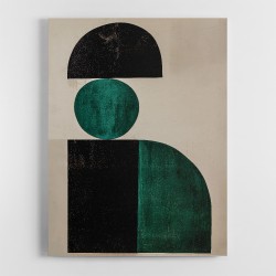 Minimalist Green Vintage Geometric Shapes 3