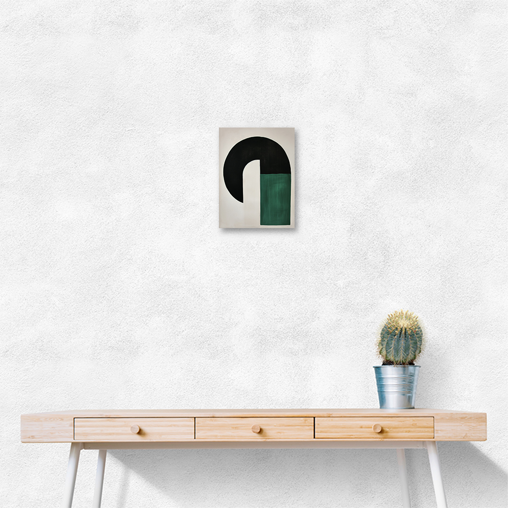 Minimalist Green Vintage Geometric Shapes 4 Minimalist Green Vintage Geometric Shapes 4