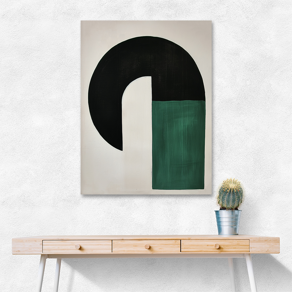 Minimalist Green Vintage Geometric Shapes 4 Minimalist Green Vintage Geometric Shapes 4