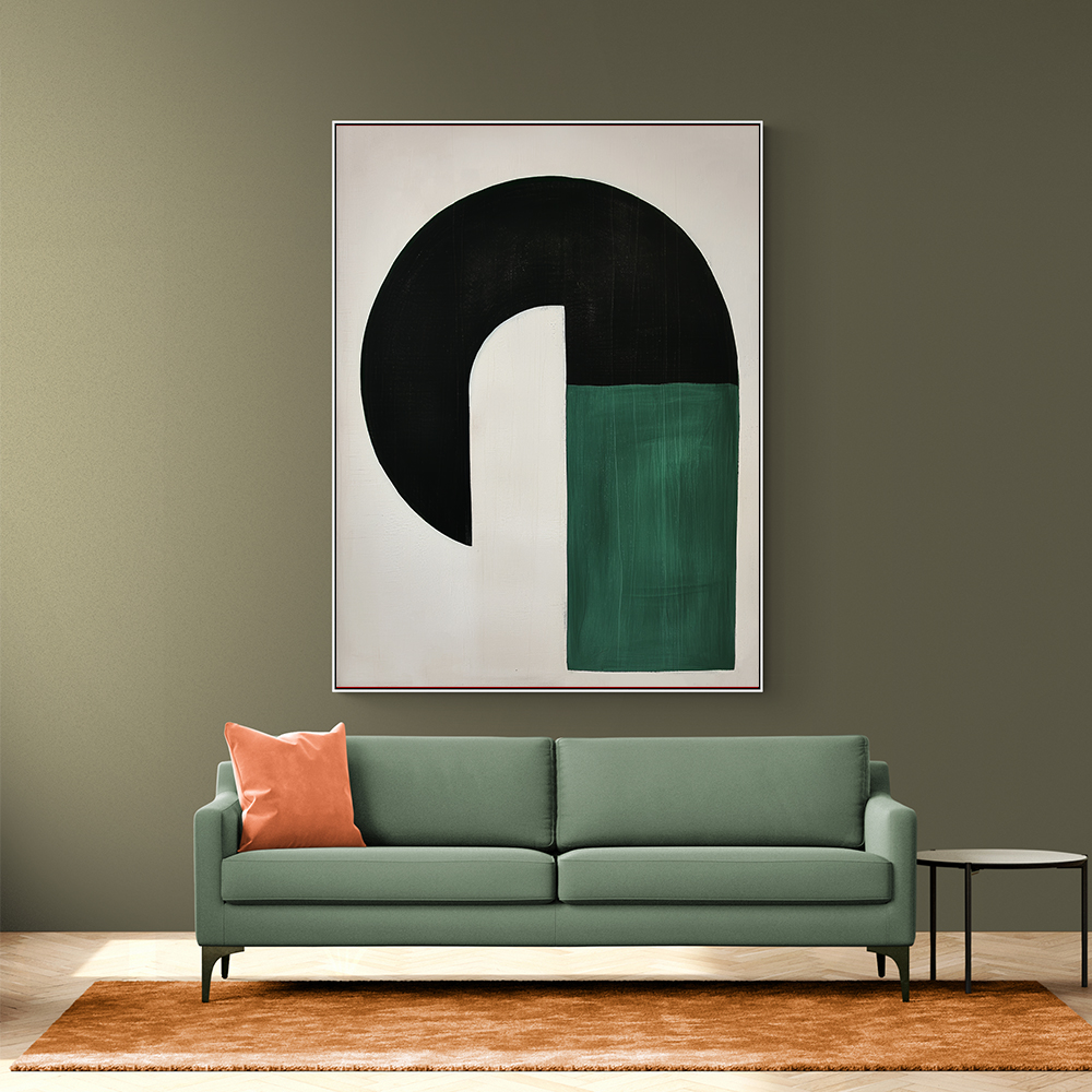 Minimalist Green Vintage Geometric Shapes 4 Minimalist Green Vintage Geometric Shapes 4