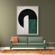 Minimalist Green Vintage Geometric Shapes 4 Minimalist Green Vintage Geometric Shapes 4