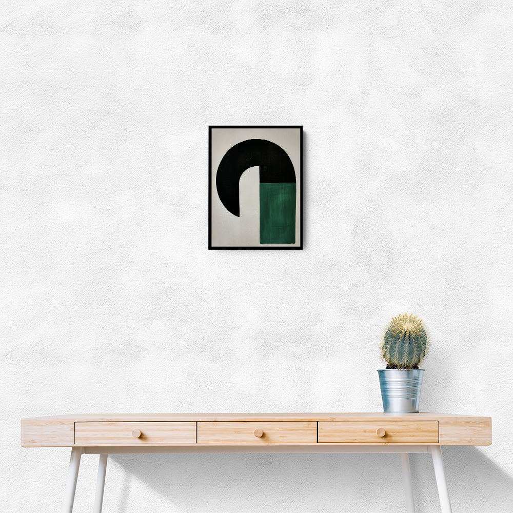 Minimalist Green Vintage Geometric Shapes 4 Minimalist Green Vintage Geometric Shapes 4