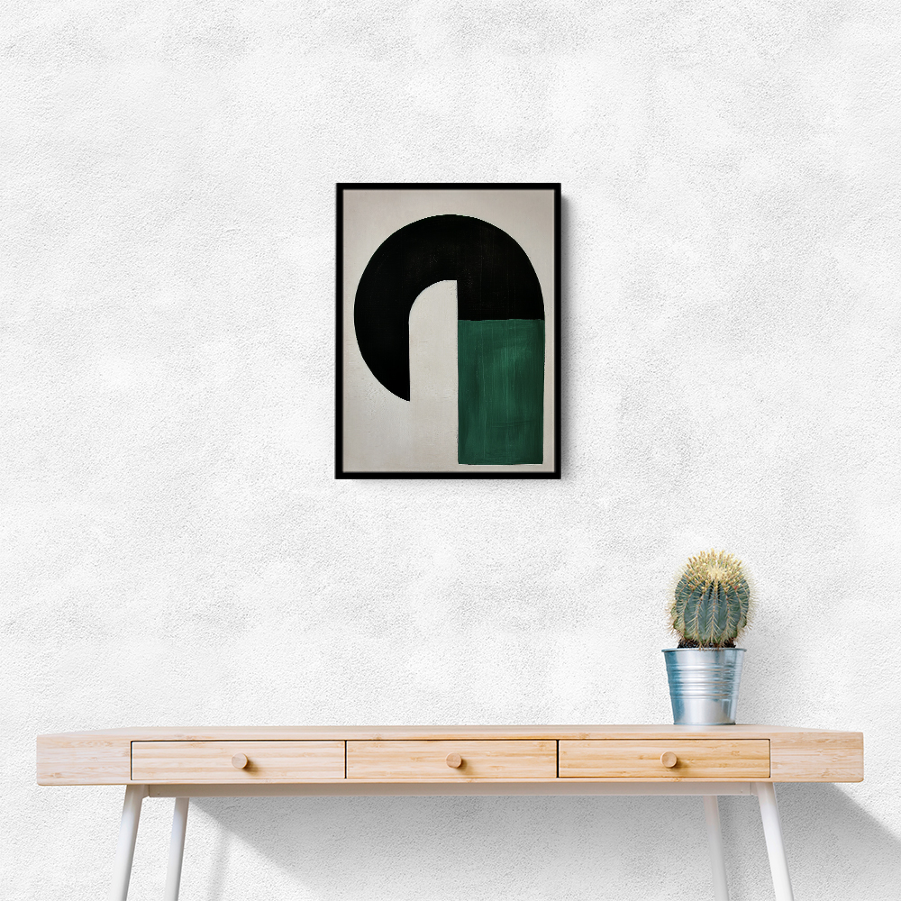 Minimalist Green Vintage Geometric Shapes 4 Minimalist Green Vintage Geometric Shapes 4