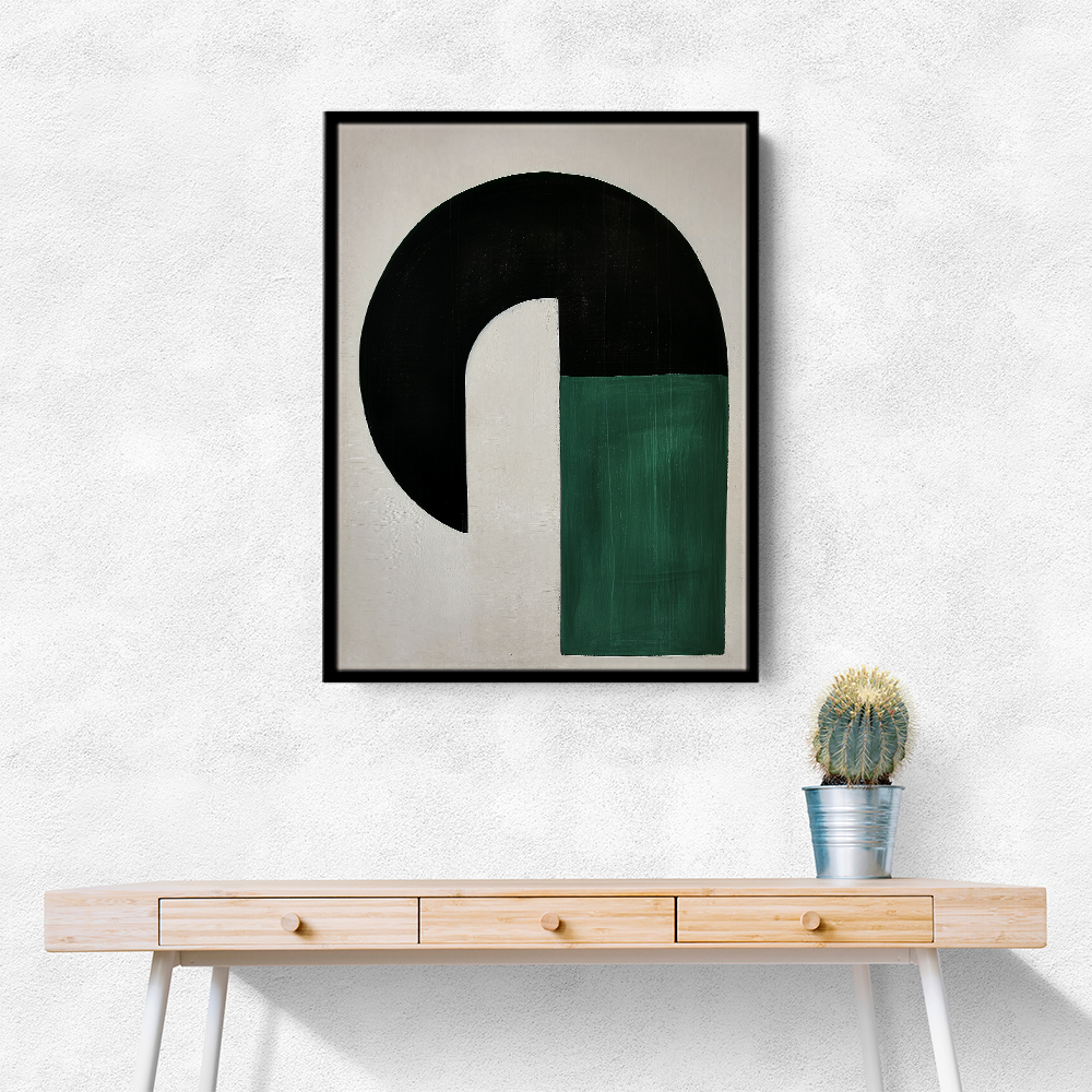 Minimalist Green Vintage Geometric Shapes 4 Minimalist Green Vintage Geometric Shapes 4