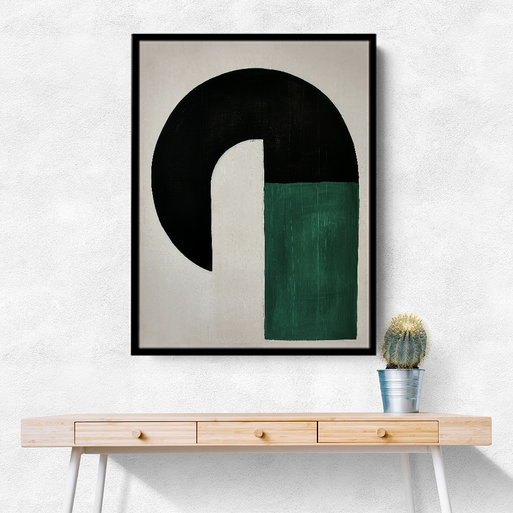 Minimalist Green Vintage Geometric Shapes 4 Minimalist Green Vintage Geometric Shapes 4