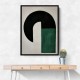 Minimalist Green Vintage Geometric Shapes 4 Minimalist Green Vintage Geometric Shapes 4