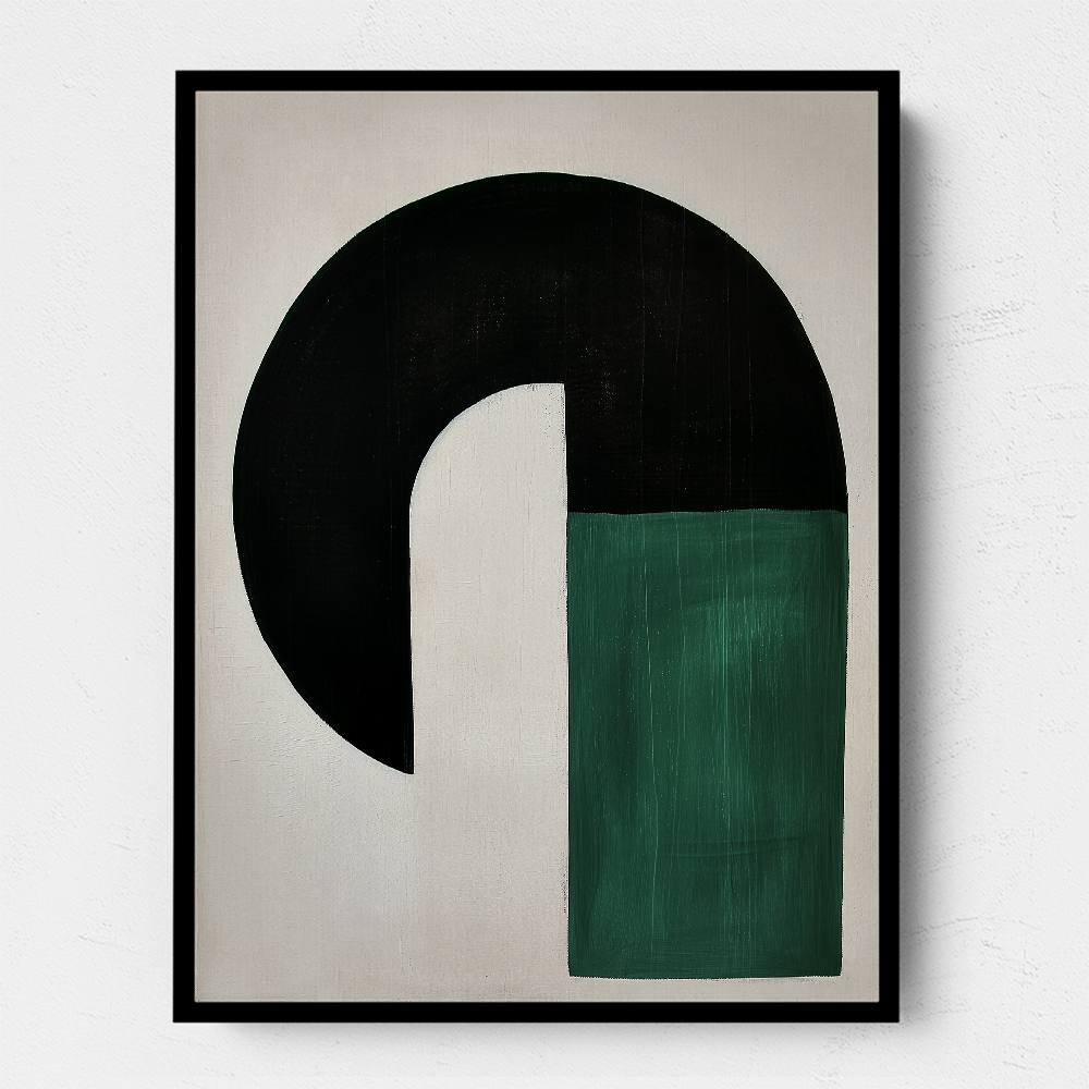 Minimalist Green Vintage Geometric Shapes 4 Minimalist Green Vintage Geometric Shapes 4