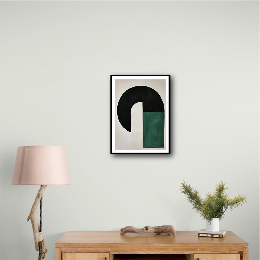 Minimalist Green Vintage Geometric Shapes 4 Minimalist Green Vintage Geometric Shapes 4
