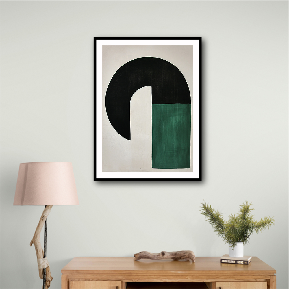Minimalist Green Vintage Geometric Shapes 4 Minimalist Green Vintage Geometric Shapes 4