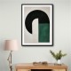 Minimalist Green Vintage Geometric Shapes 4 Minimalist Green Vintage Geometric Shapes 4