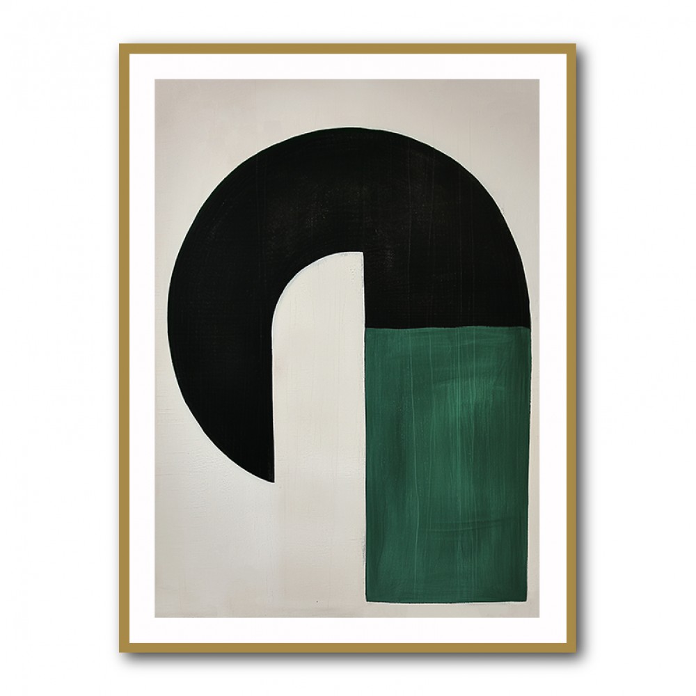 Minimalist Green Vintage Geometric Shapes 4 Minimalist Green Vintage Geometric Shapes 4