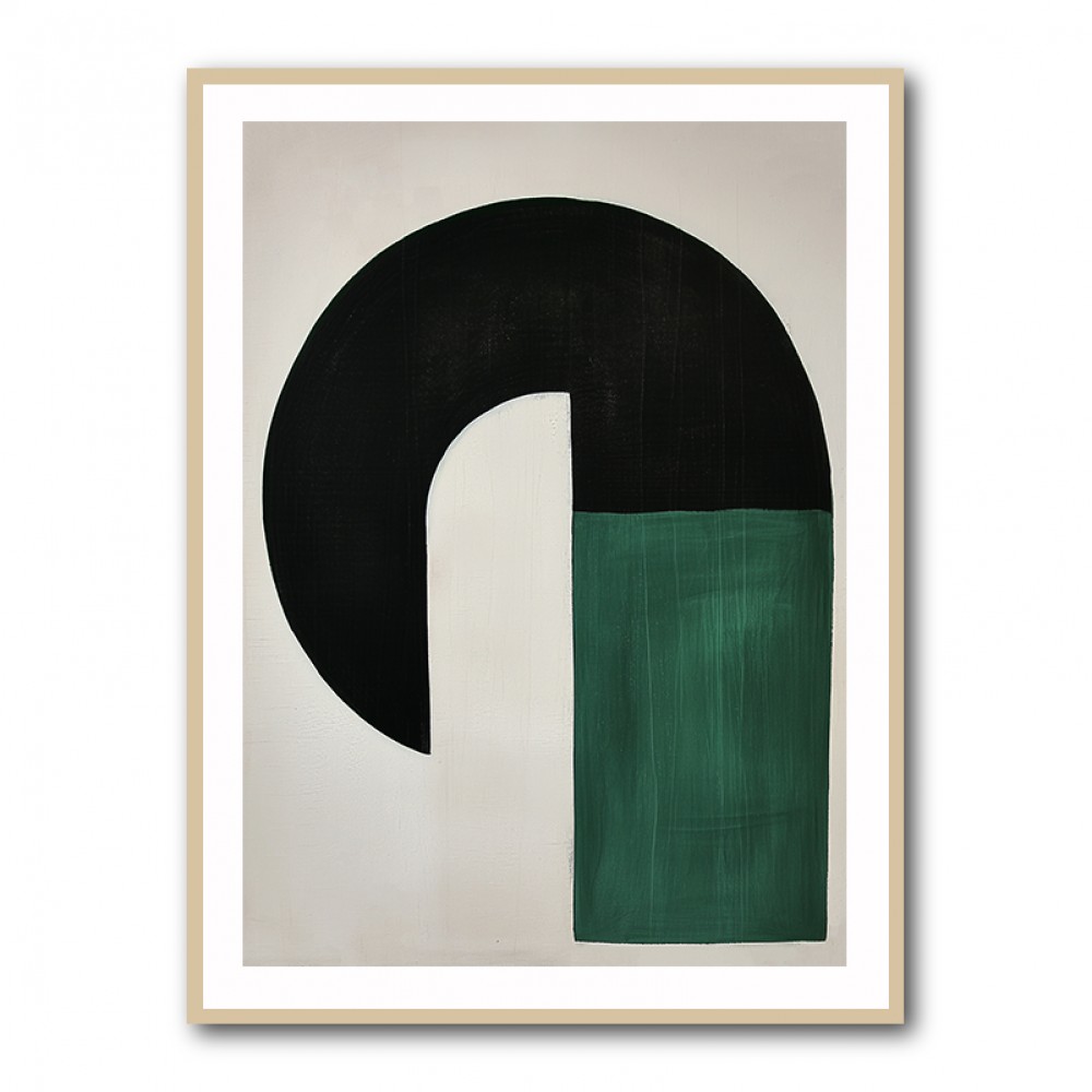 Minimalist Green Vintage Geometric Shapes 4 Minimalist Green Vintage Geometric Shapes 4