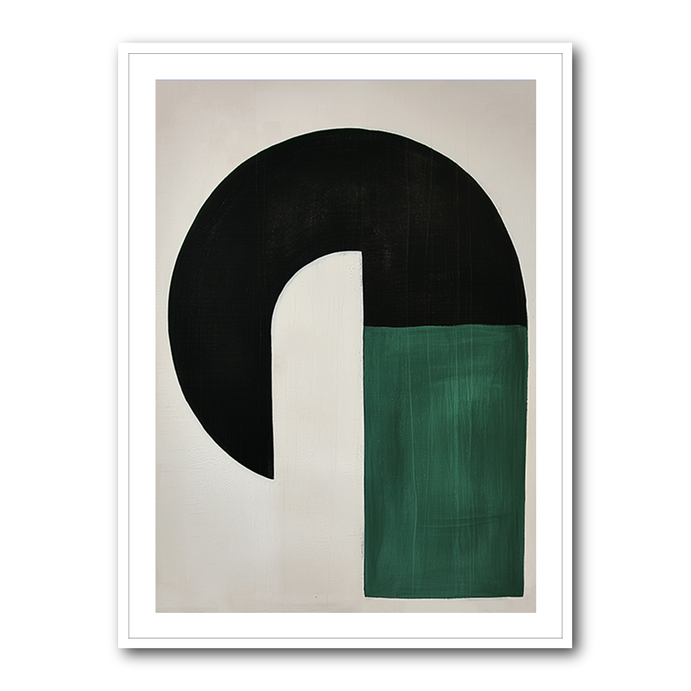 Minimalist Green Vintage Geometric Shapes 4 Minimalist Green Vintage Geometric Shapes 4