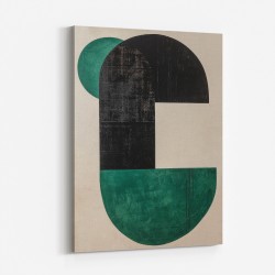 Minimalist Green Vintage Geometric Shapes 5